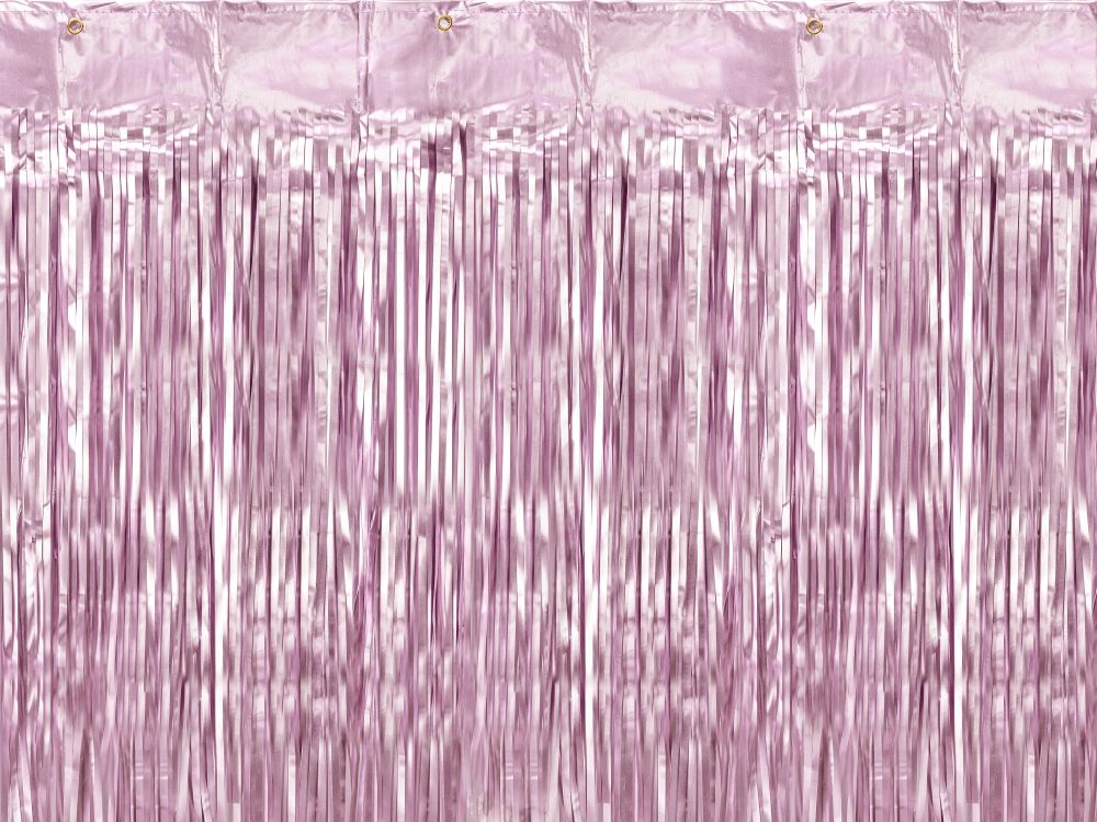 Glittervorhang Pink