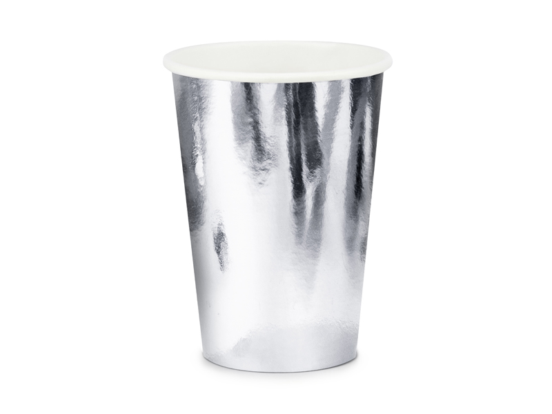 Becher in silber mit 220 ml Fassungsvermögen