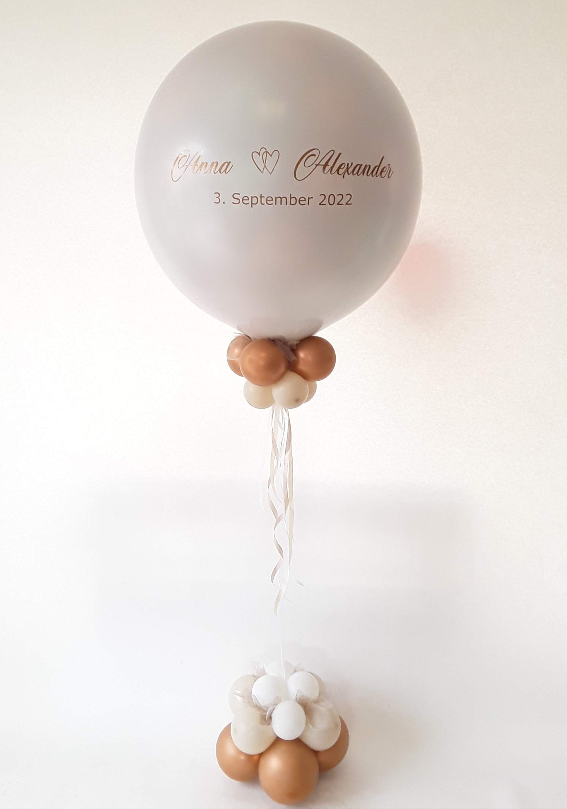 Exploding Deluxe Ballon – mit Personalisierung