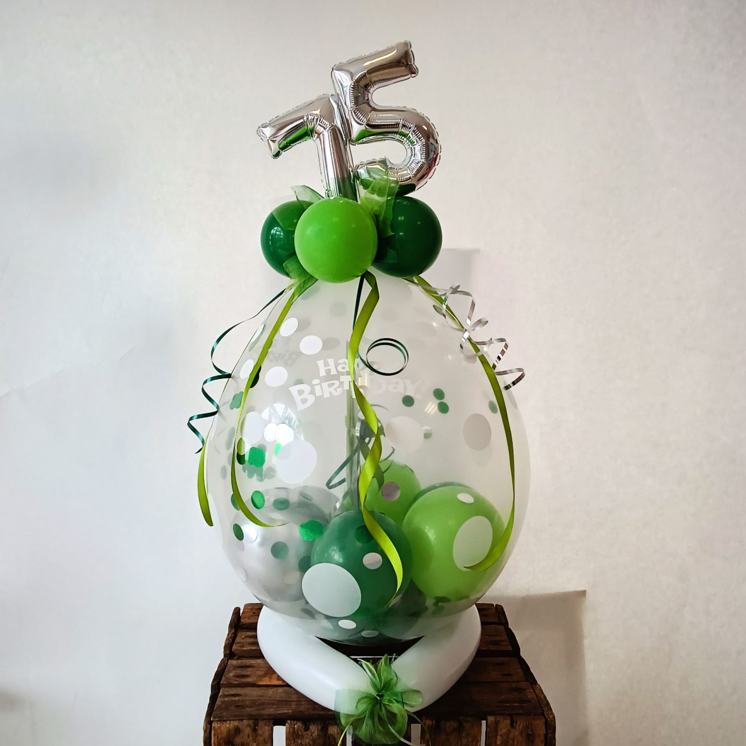 Geldgeschenk Geburtstag – Grün & Silber