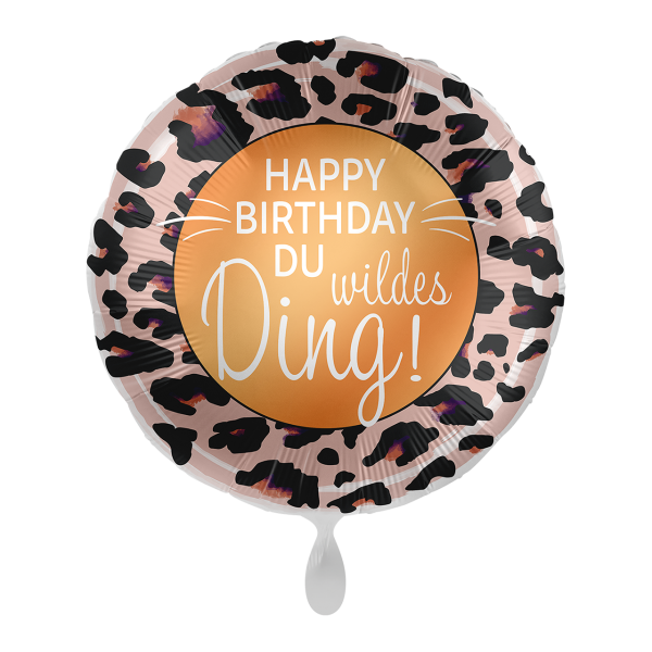 HBD Du wildes Ding Satin 43 cm