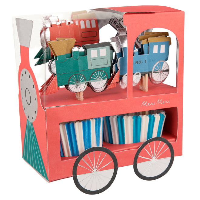 Cupcaketopper /-formen Eisenbahn