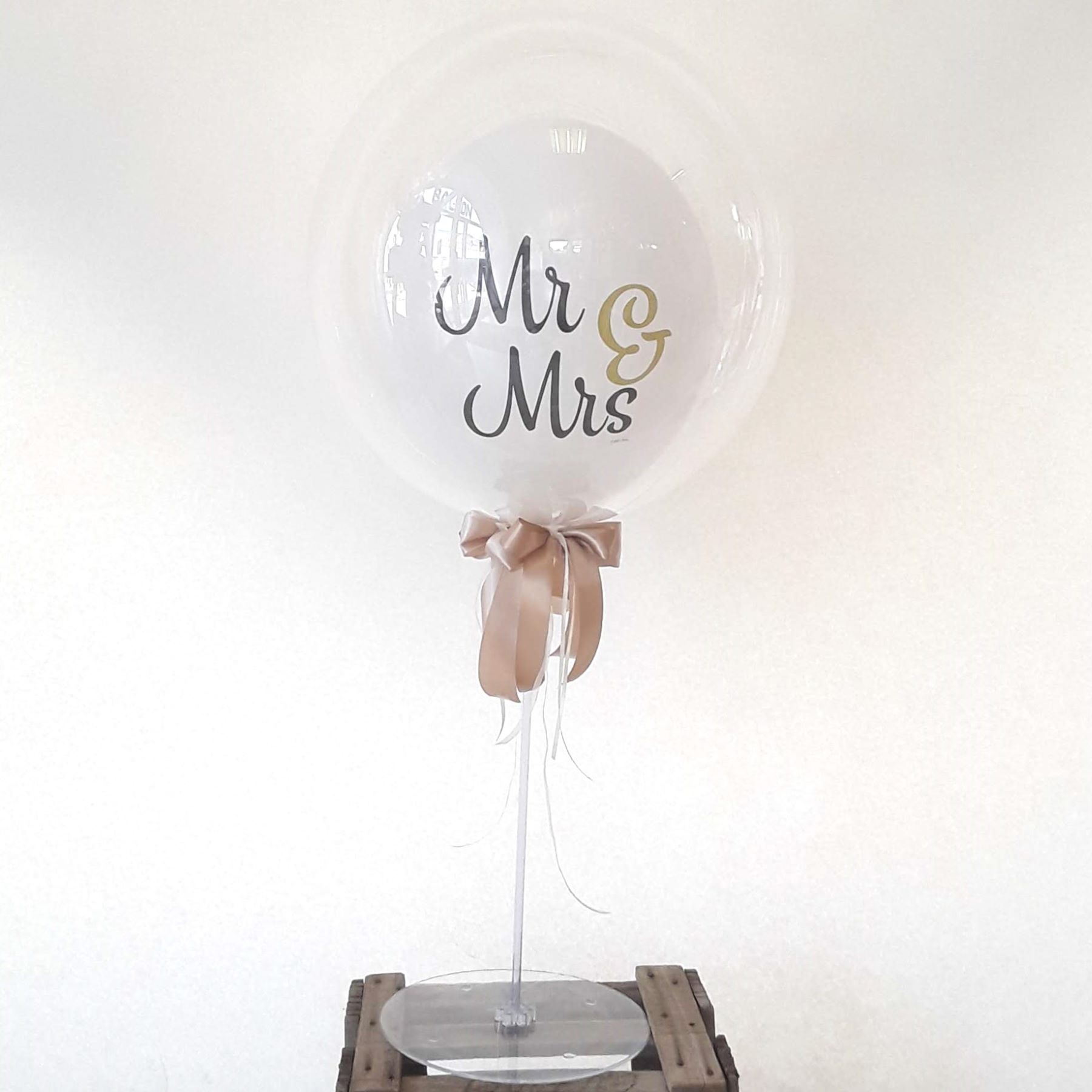 Tischständer Hochzeit – Mr & Mrs Ballon