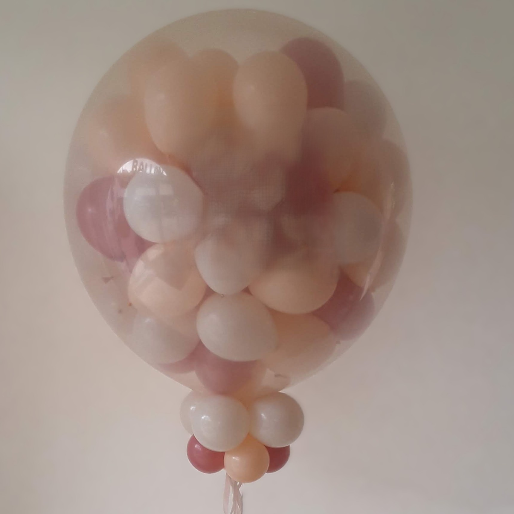 transparenter Riesenballon Exploding 129 € pastell Innenballons